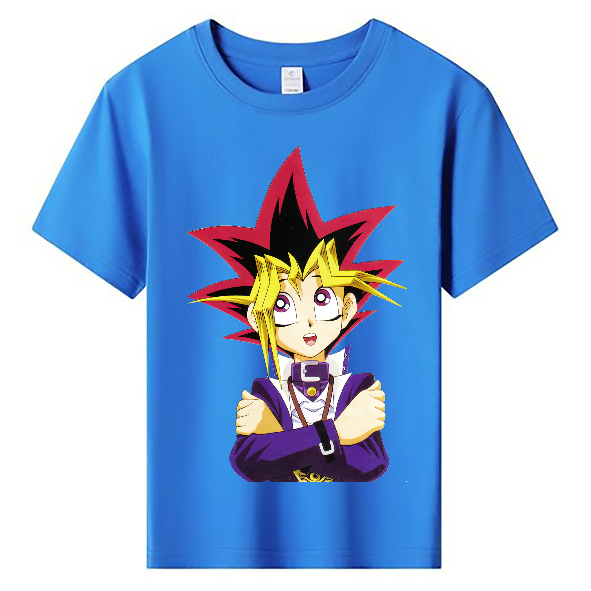 （画像用） 遊☆戯☆王 Yu-Gi-Oh! 綿100％キッズTシャツ（フロントプリント）